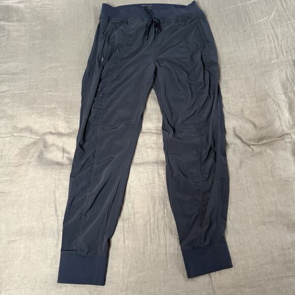 Athleta Altitude Mid Rise Jogger Pants Navy Blue Size 10 - Picture 1 of 7